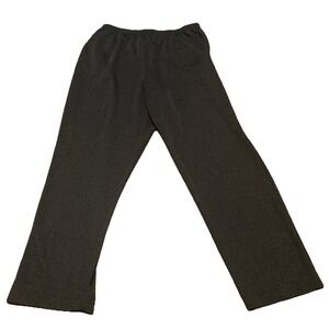 Vintage Alfred Dunner Pull-On Pants Size 18 Black Made in USA Elastic‎ Waist
